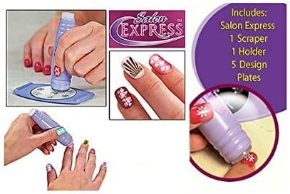 (nw000120) Salon Express Nail Art Stamping Kit.