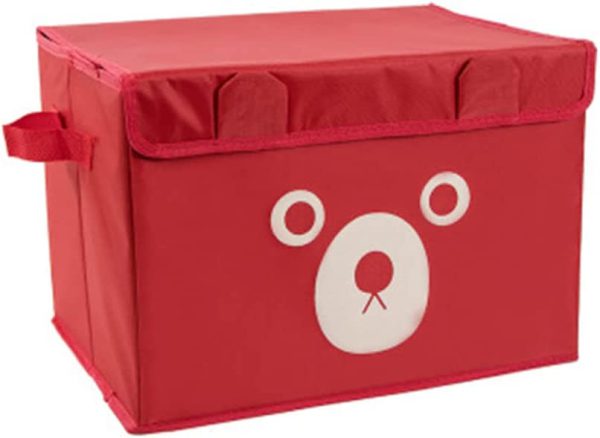 1 Pc Panda Design Folding Storage Bins Quilt Basket Kid Toys Organizer Storage Boxes Cabinet Wardrobe Storage Bag (random Color).