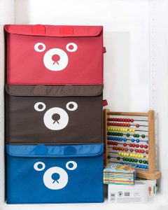 1 Pc Panda Design Folding Storage Bins Quilt Basket Kid Toys Organizer Storage Boxes Cabinet Wardrobe Storage Bag (random Color).