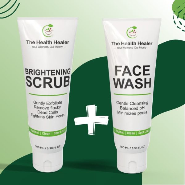 2 In 1 Brightening Facewash & Scrub Deal Moisturizes Your Skin, Pack Of 2.
