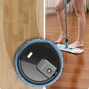 3 In 1 Electric Sweeper Floor Mop Cordless Vacuum Robot With Wet Dry Mopping Smart Spray Mini Washing Cleaners For Home Cleaning (random Color).