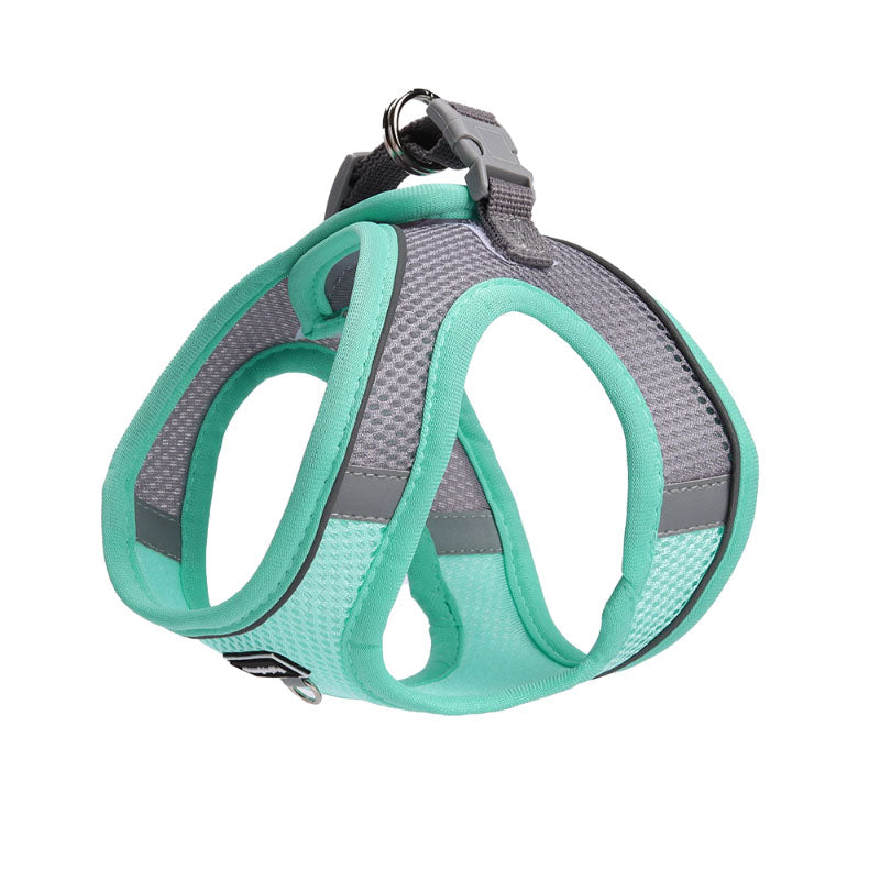 Dog Harness for Small Dogs Adjustable Puppy Cat Harness Vest French Bulldog Chihuahua Pug Pet Outdoor Walking Collar Leash Set.