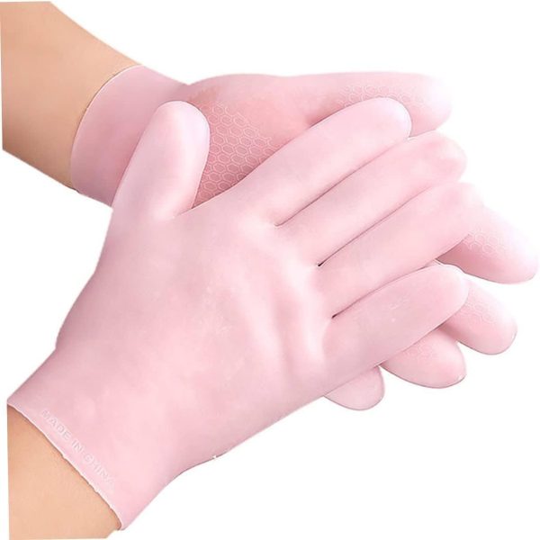 (combo Pack) Moisturizing Glove And Socks Set, Silicone Gel Spa Socks For Dry Cracked Skin & Silicone Jelly Socks Gel Moisturizing Socks Foot Care Protector.