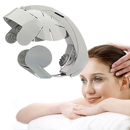 Electromagnet Electric Head Massager Digital Treatment Vibration Head Helmet Health Spa Brain Pstress Pain Relief Massage Relax Easy Acupuncture Point