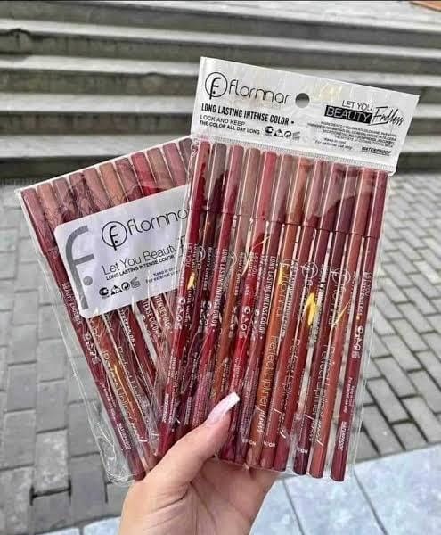 Flormar Lip Pencils Shades Of Nude Package Includes 12 X Lip Pencil Pack Of 12 (random Color).