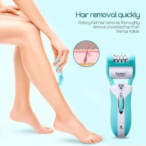 Kemei 3 In 1 Shaver Epilator Beauty Tools Kit (km-6198).