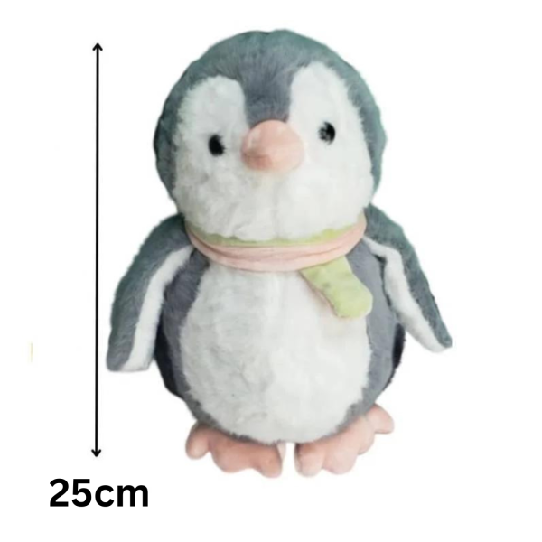 Scarf Penguin Plush Figure | Fluffy & Soft Stuffed Animal Penguin Plush Toy For Kids – 25 Cm.