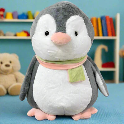 Scarf Penguin Plush Figure | Fluffy & Soft Stuffed Animal Penguin Plush Toy For Kids – 25 Cm.