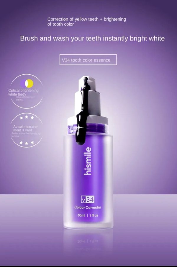 Teeth Brightening Hismiles V34 Colour Corrector Serum 30ml.