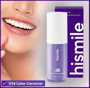 Teeth Brightening Hismiles V34 Colour Corrector Serum 30ml.