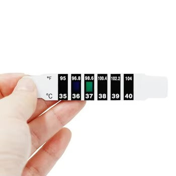 Temperature Strip Use To Measure Temperature Of Body Specially For Newborn Baby.